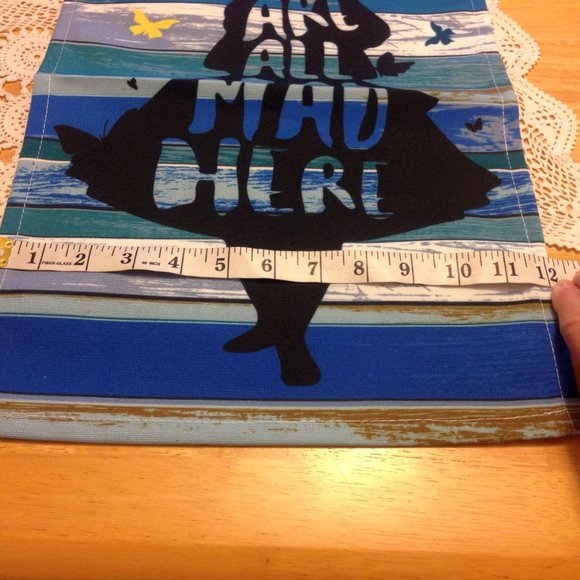 Beach Decor, Farmhouse, We are all mad here wall hanging - Picture 4 of 5